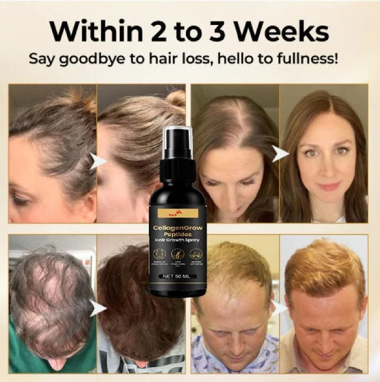 Collagen Grow Hair Restore Spray 50ml Each (Pack of 2) - Ashish shop's