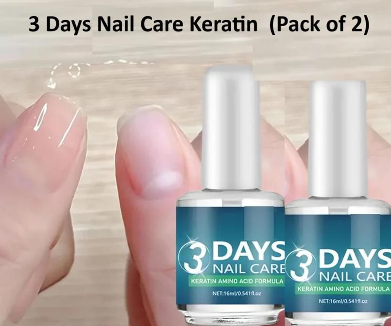 3 Days Nail Care Keratin Amino Acids 16ml Each (Pack of 2) - Ashish shop's