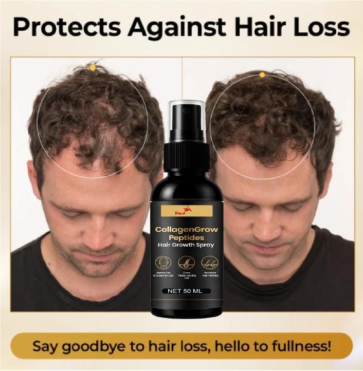 Collagen Grow Hair Restore Spray 50ml Each (Pack of 2) - Ashish shop's