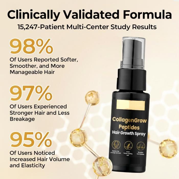 Collagen Grow Hair Restore Spray 50ml Each (Pack of 2) - Ashish shop's